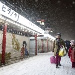 Winter Storms in Japan, U.S. and Europe