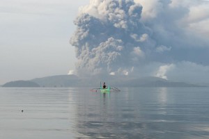 Taal Volcano eruption
