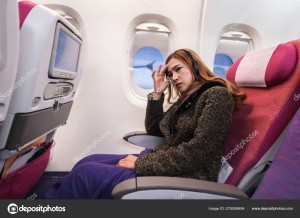 airsickness while in flight